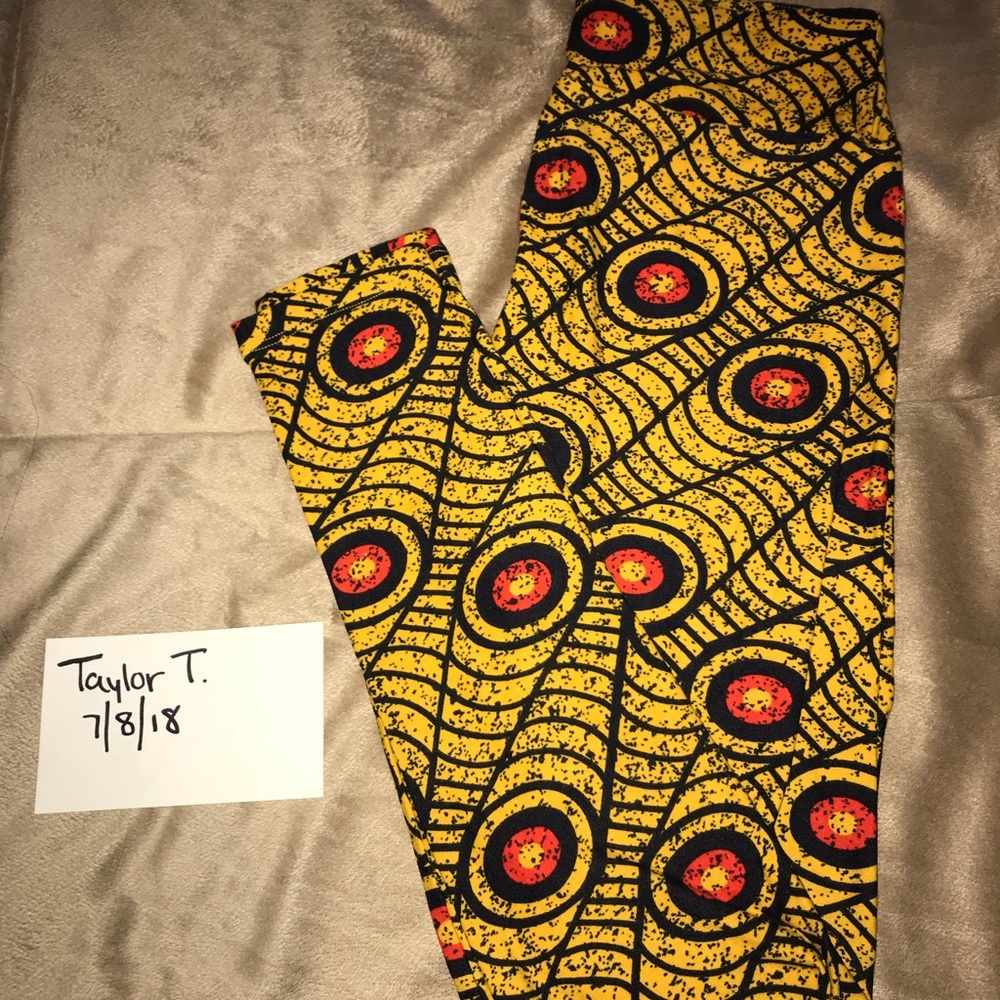 Lularoe OS leggings EUC